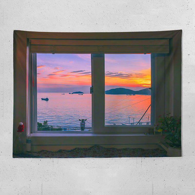 Sea View Bedroom Tapestry