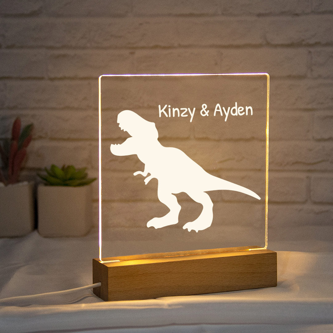 Customized Wood Base Night Light