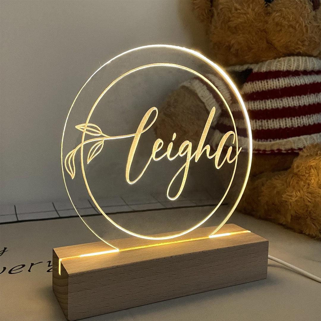 Personalized Night Lights Bedroom Decor