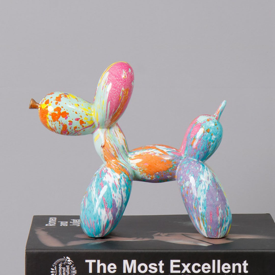 Art Graffiti Colorful Balloons Dog