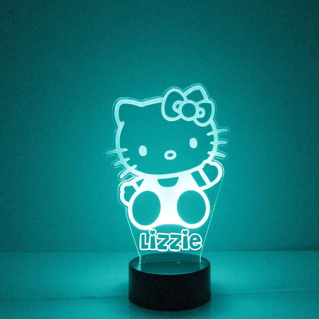 Personalized Hello Kitty Night Light