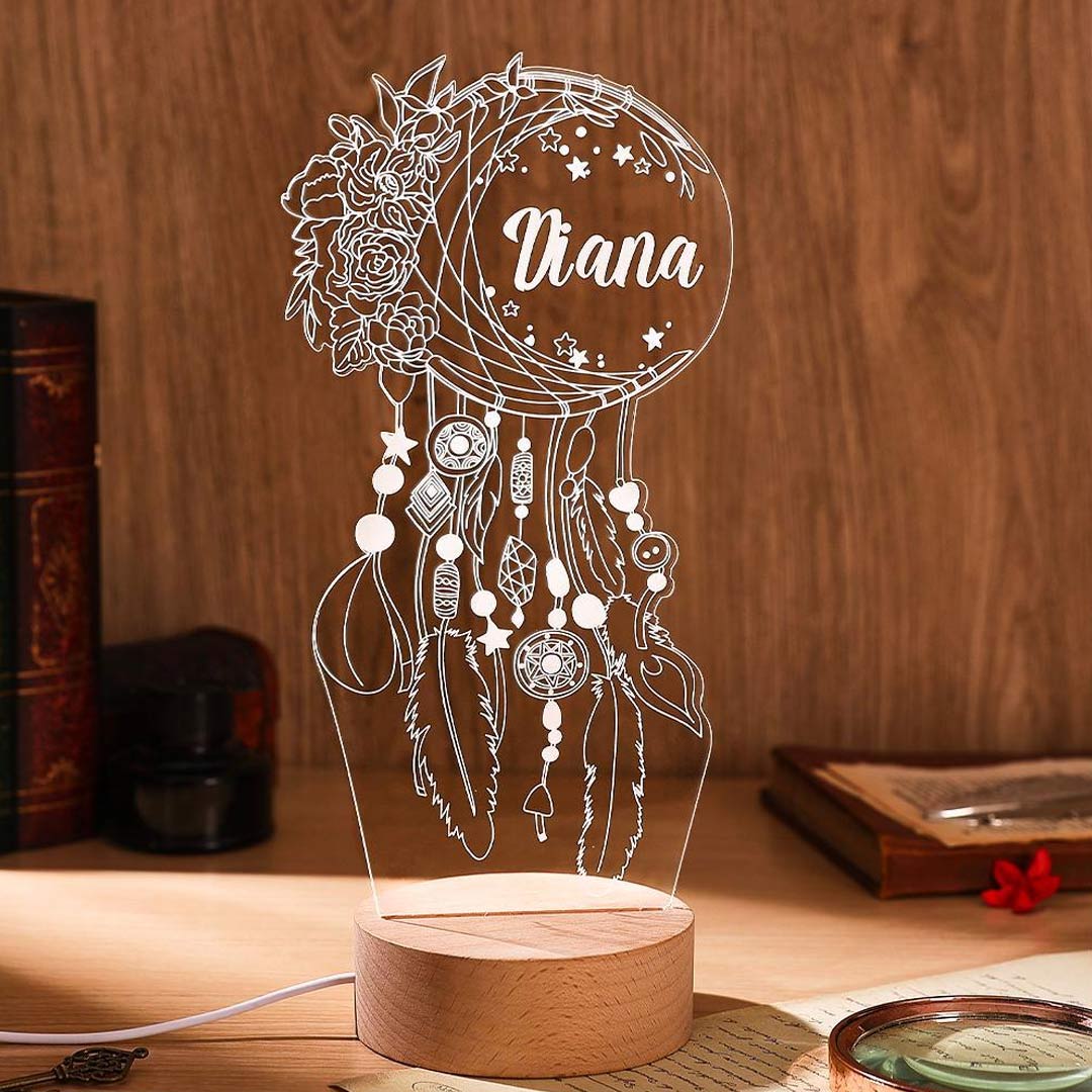 Personalized Dream Catcher Night Light