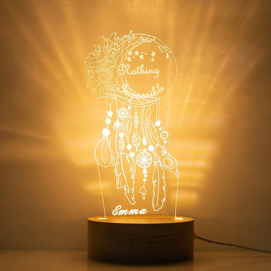 Personalized Dream Catcher Night Light