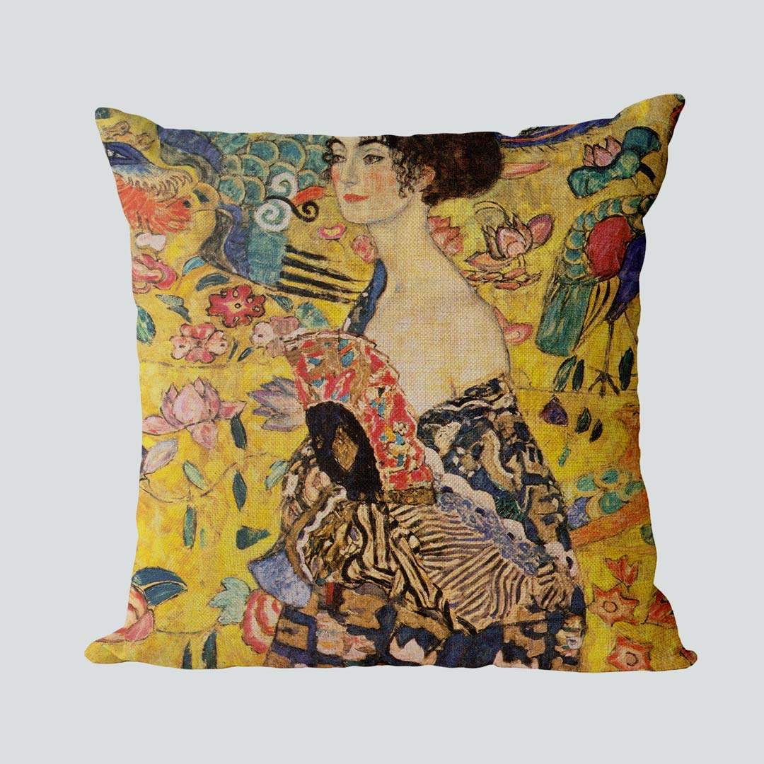 Housses de coussin inspirées de Gustav Klimt