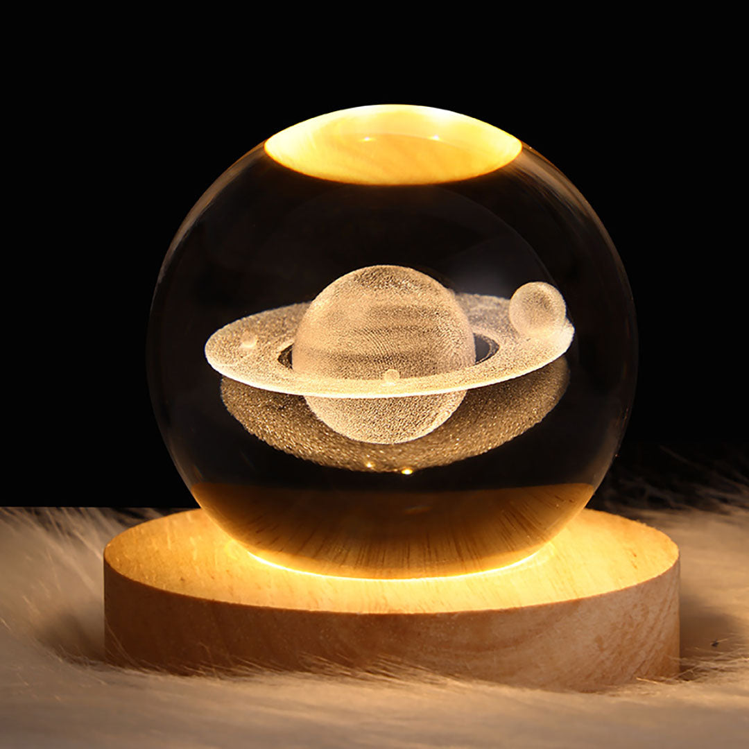 Inside Carved Crystal Ball Night Light