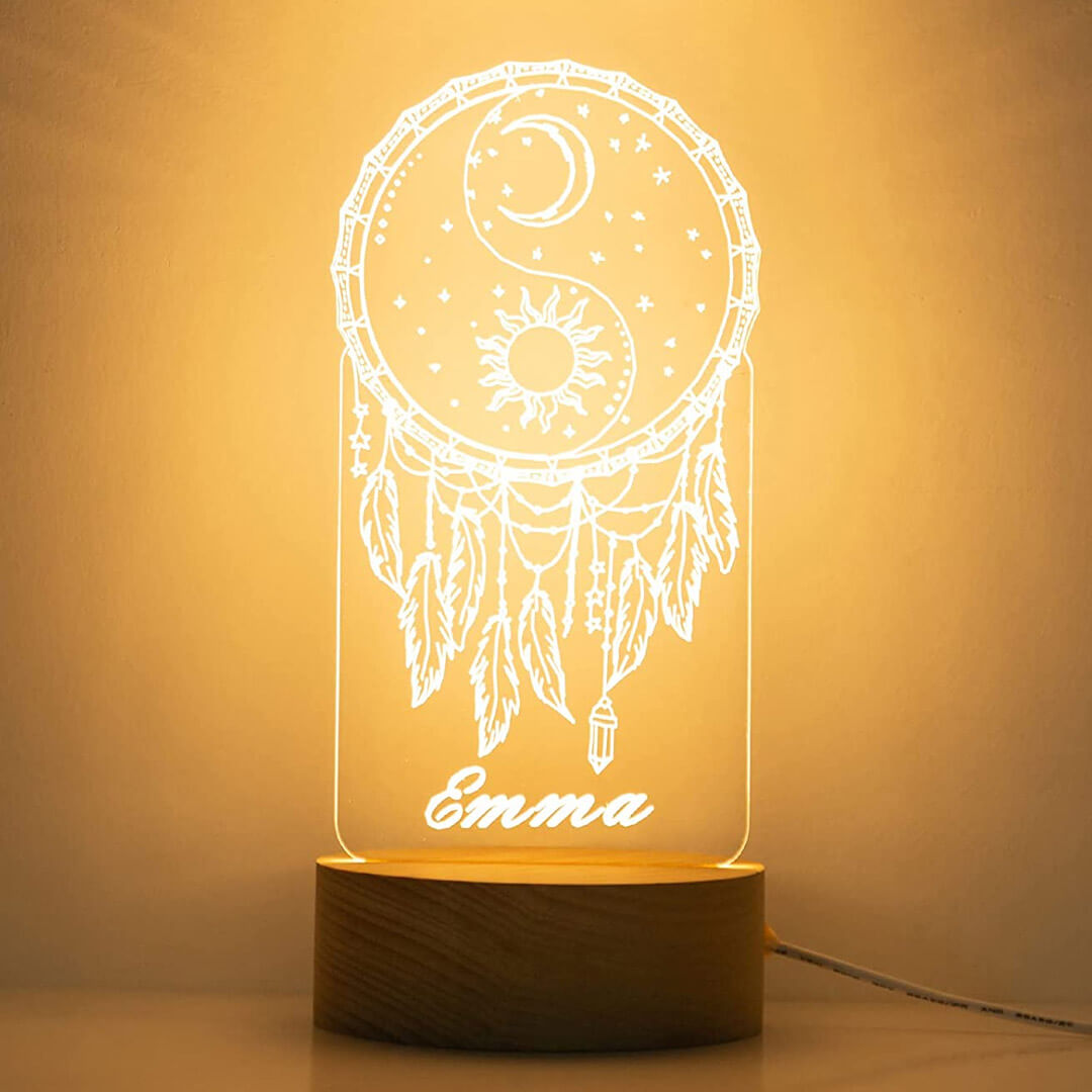 Personalized Dream Catcher Night Light