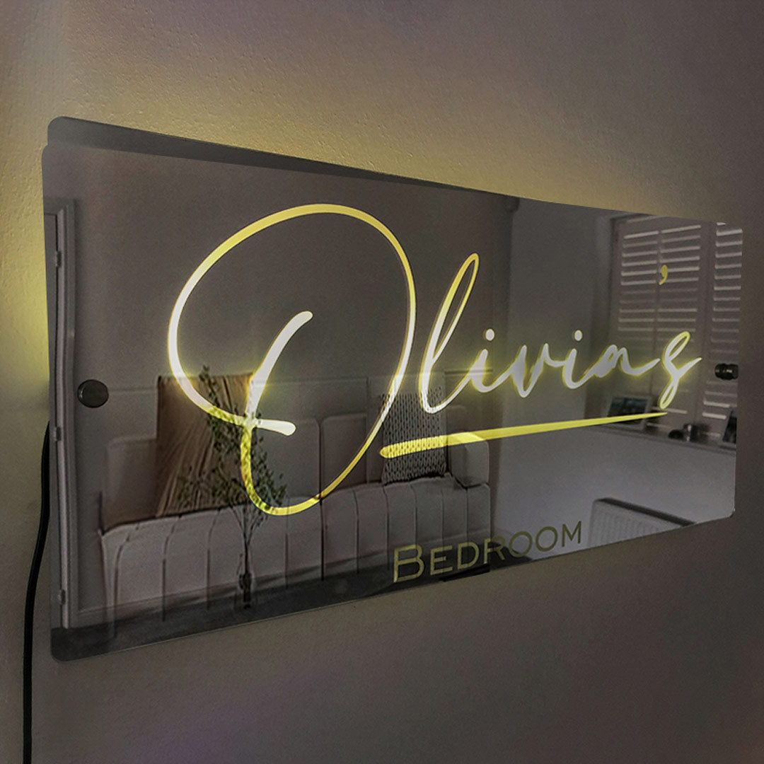 Personalized Mirror LED Light