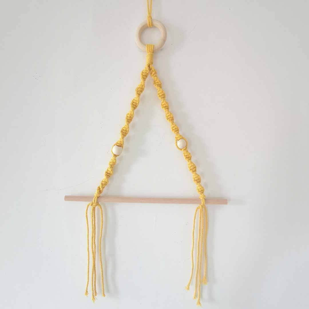 Macrame Paper Towel Holder