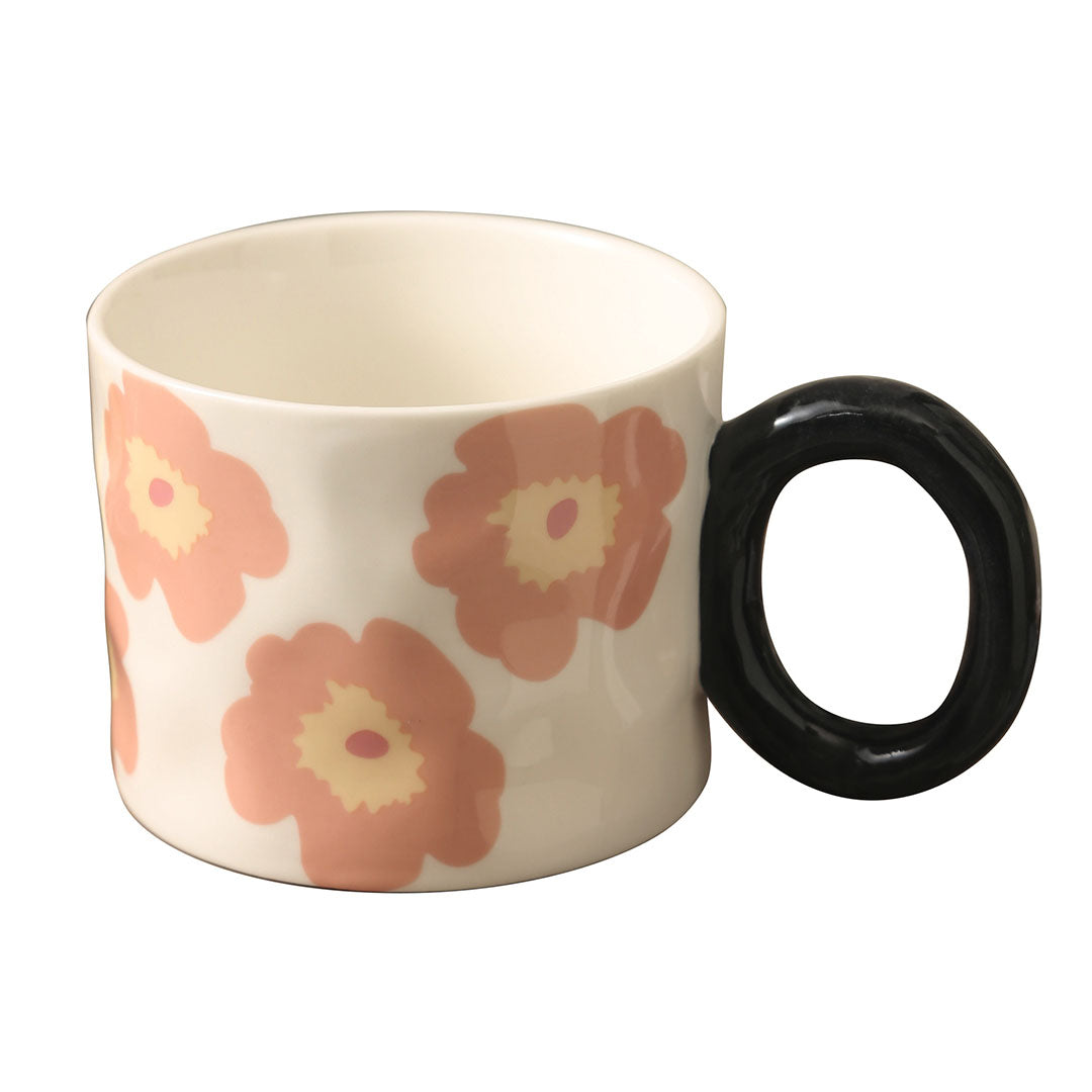 Poppy Flower Ceramic Mug