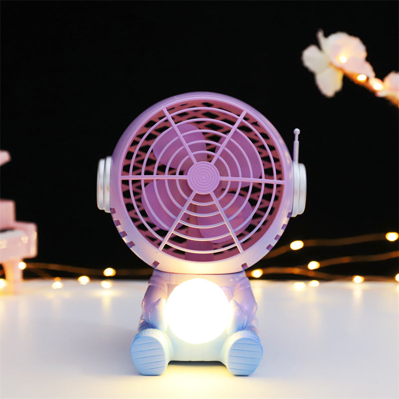 Ventilador USB Spaceman con luz