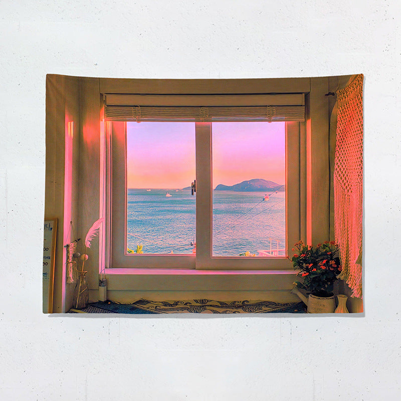 Sea View Bedroom Tapestry