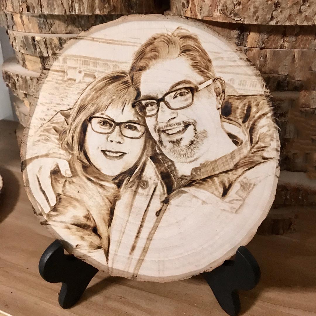 Personized Photo On Wood - Handmade