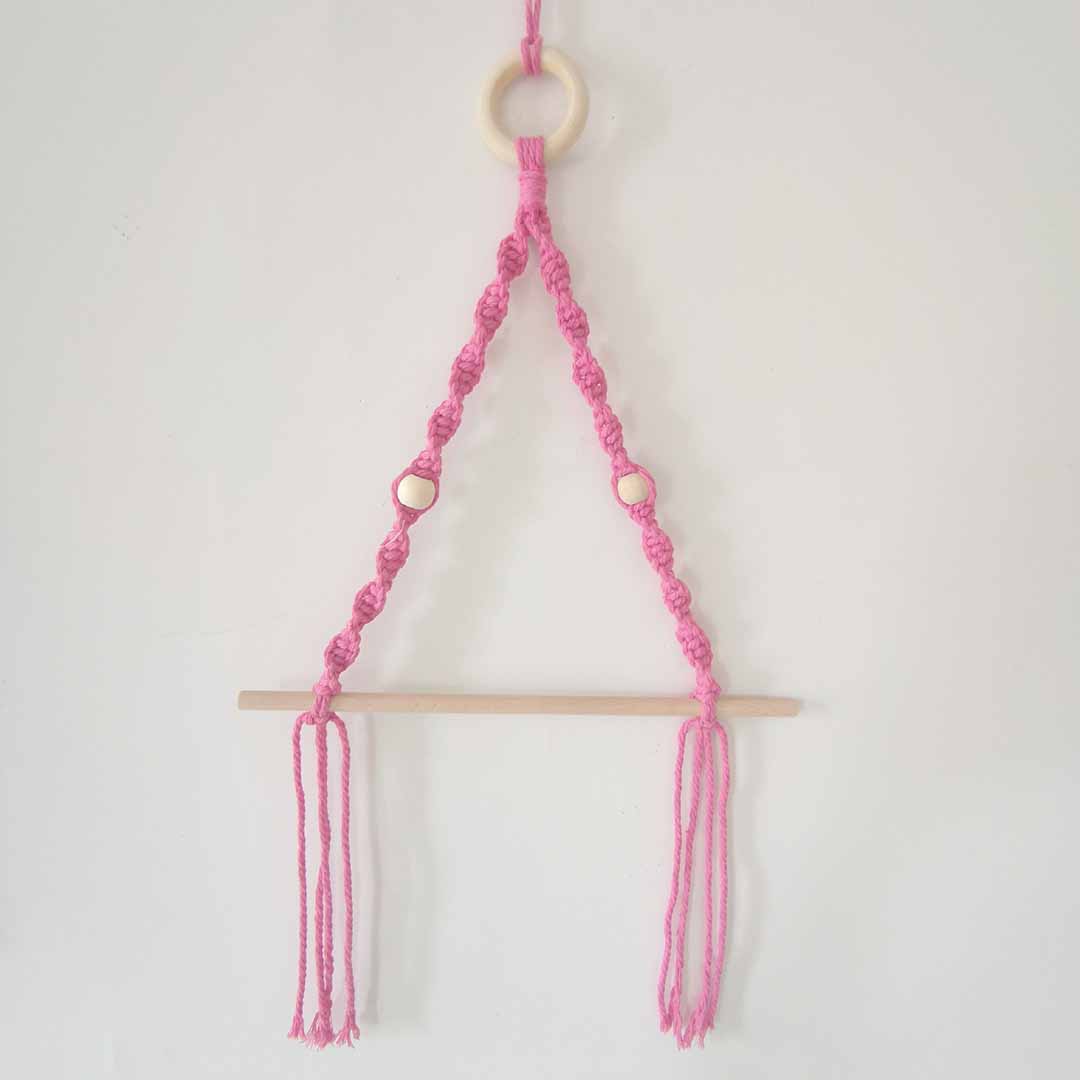 Macrame Paper Towel Holder