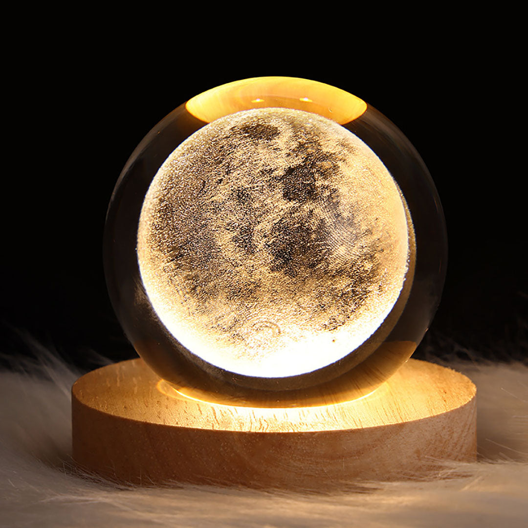 Inside Carved Crystal Ball Night Light