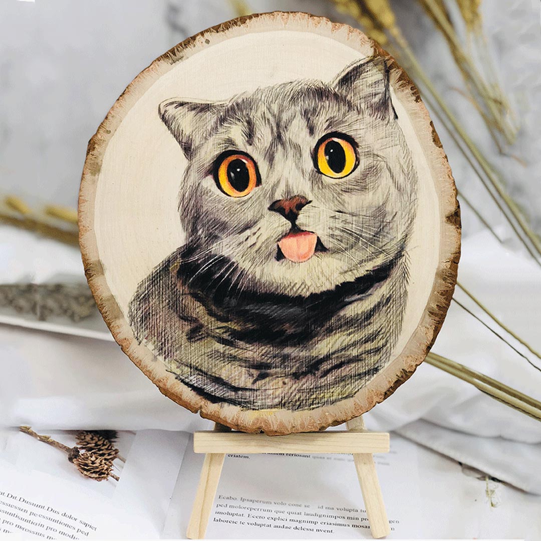 Custom Hand Painted Pet Portrait