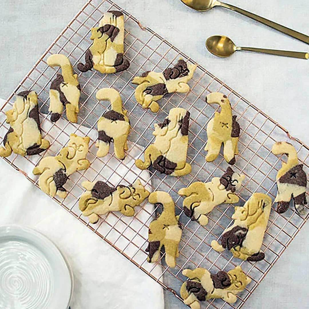 Cat Cute Poses Cookie Cutters