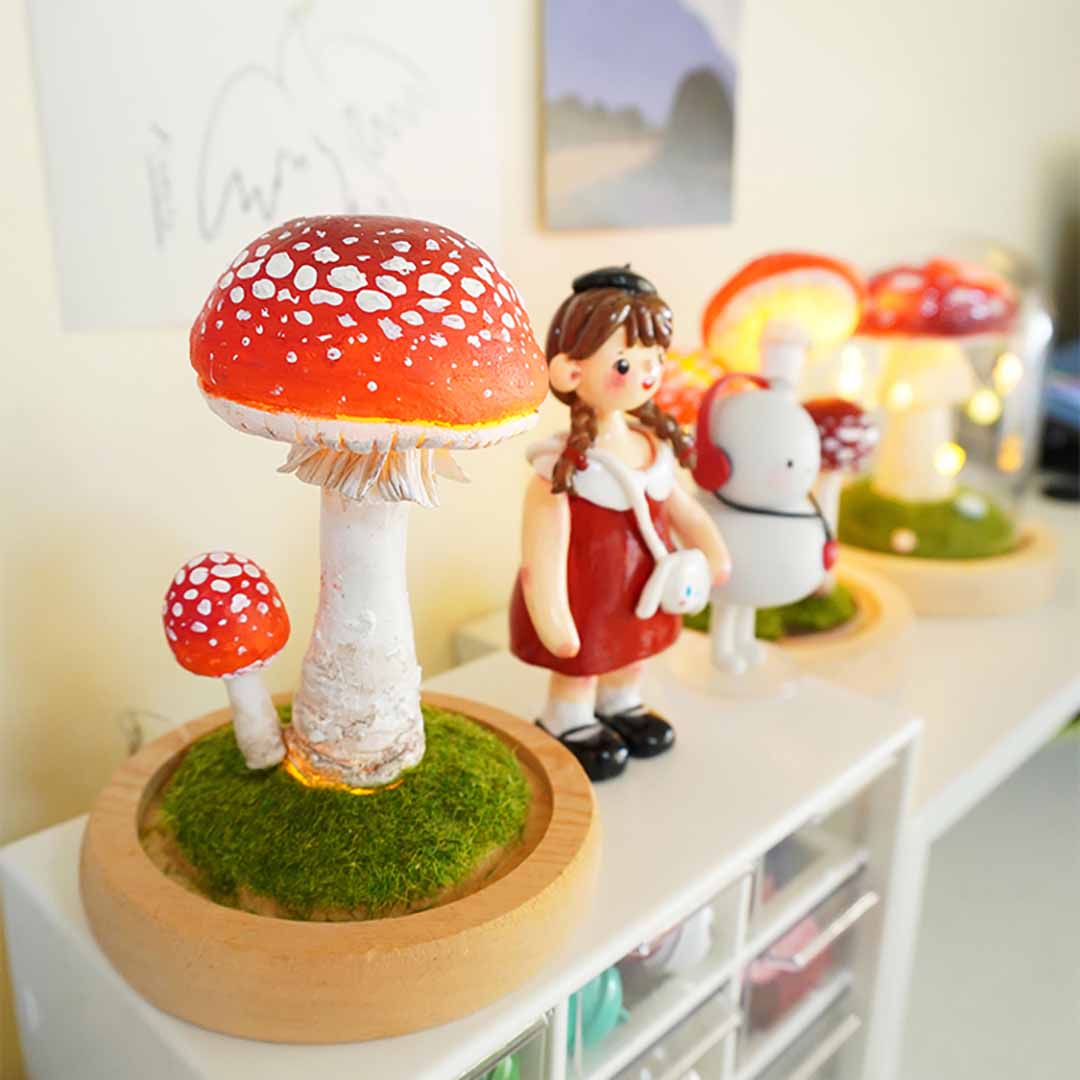 Handmade Mushroom Night Light