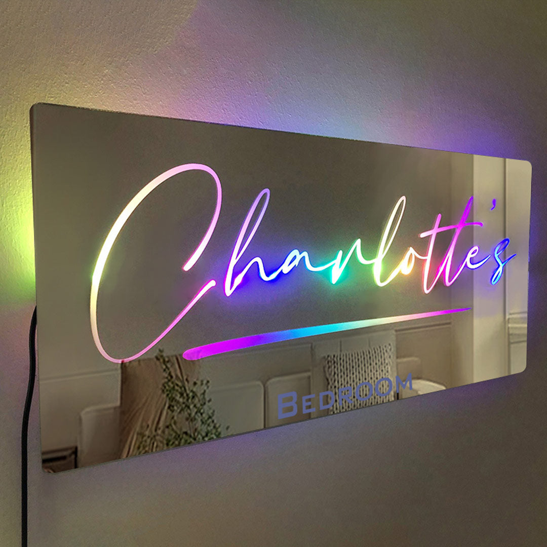 Personalized Mirror LED Light