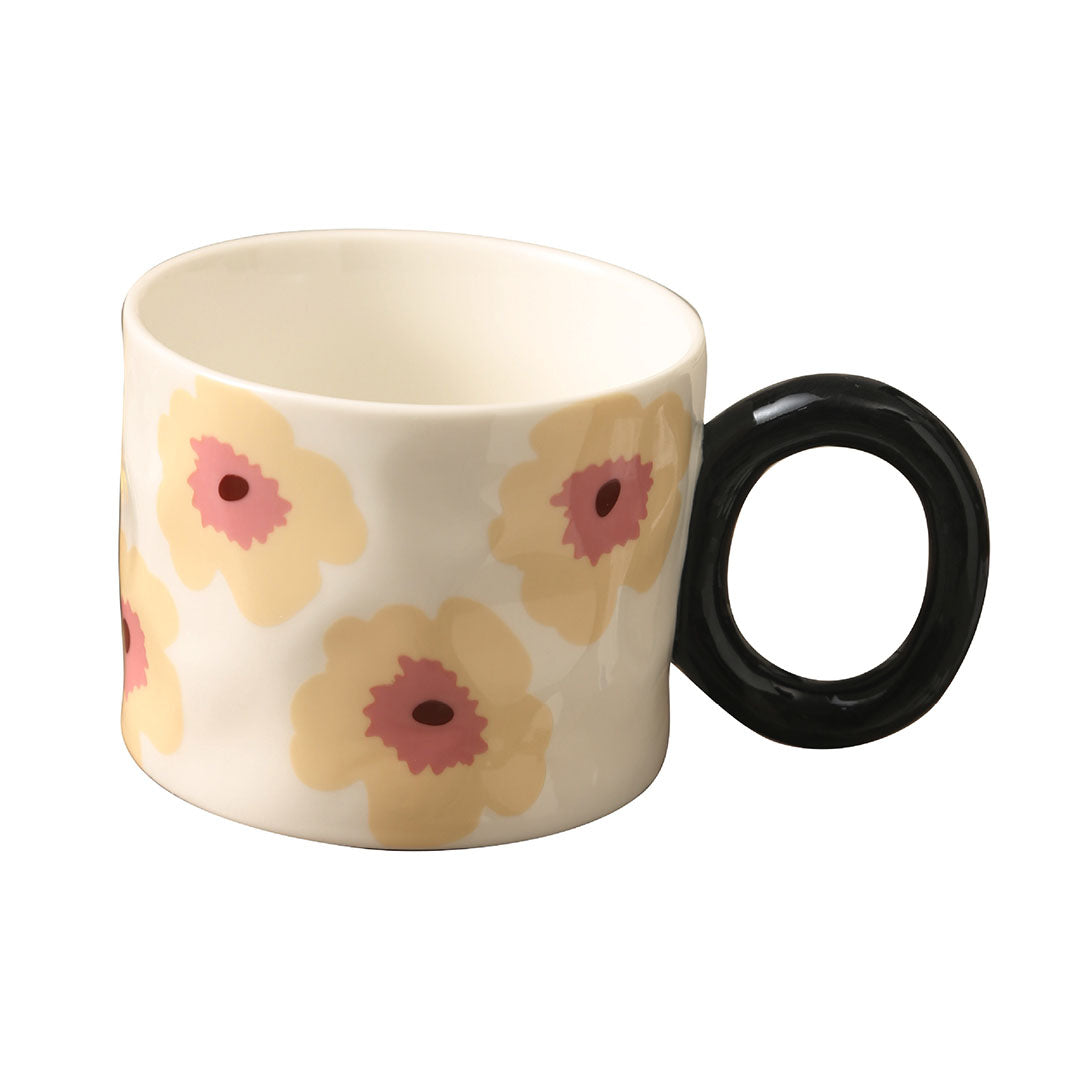 Poppy Flower Ceramic Mug