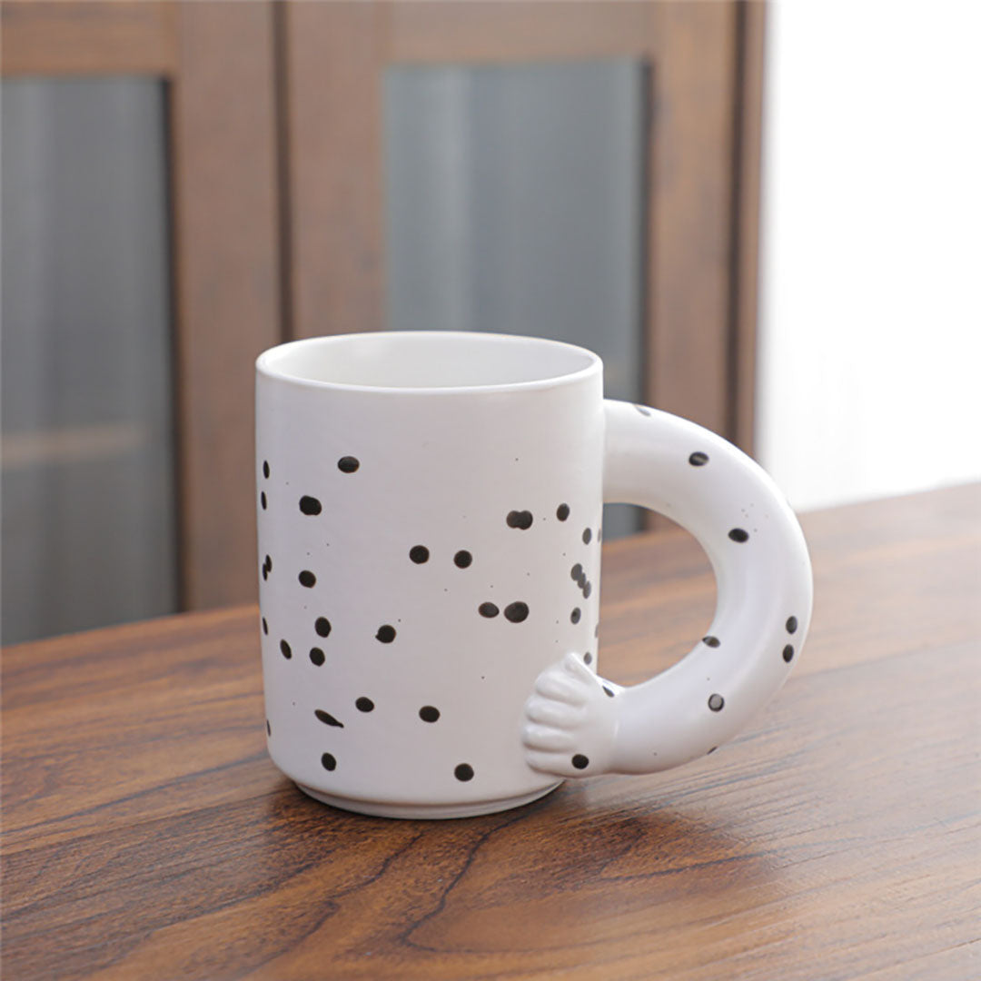 Ceramic Fat Arm Handle Mug