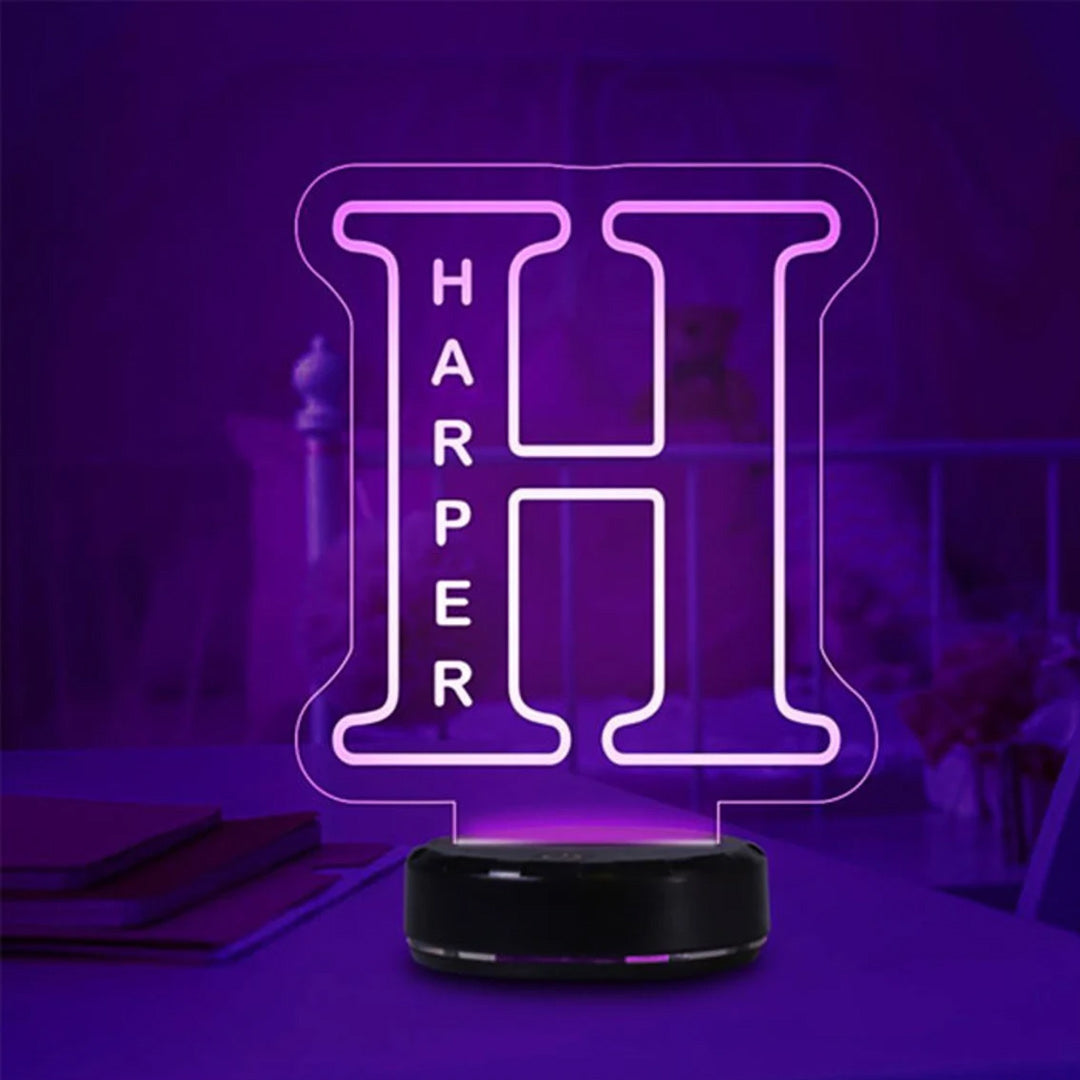 Personalized Name Letter Night Light