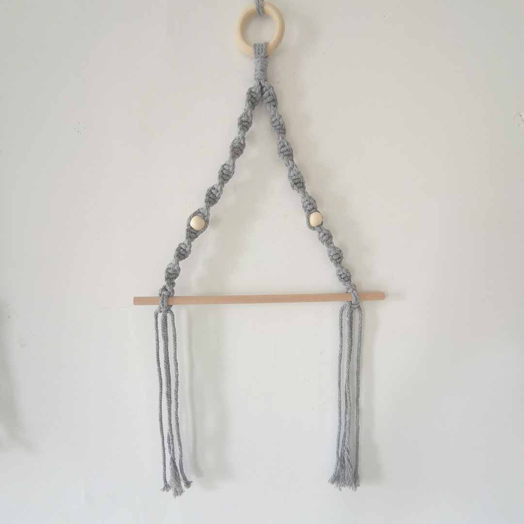 Macrame Paper Towel Holder