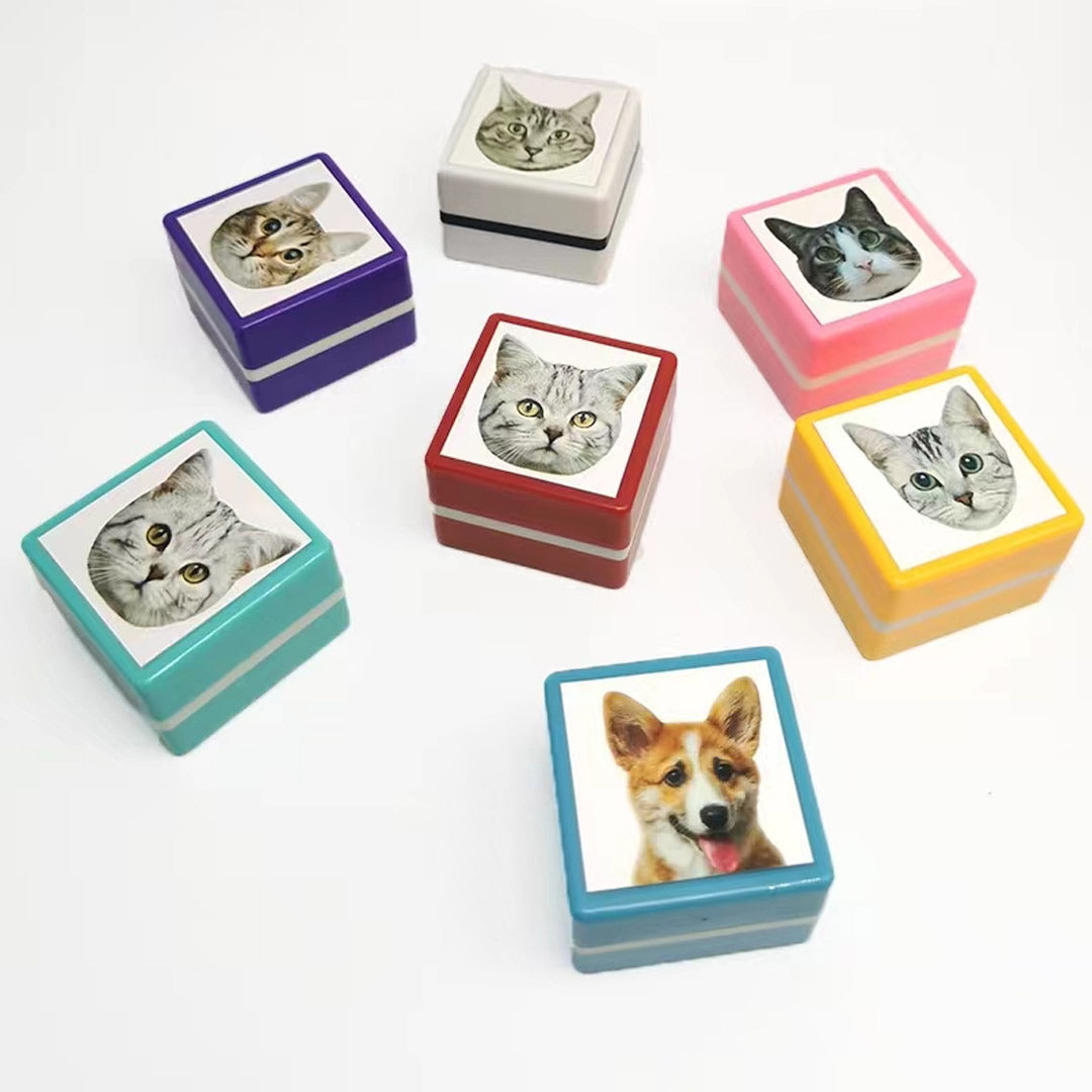 Custom Pet Portrait Stamp