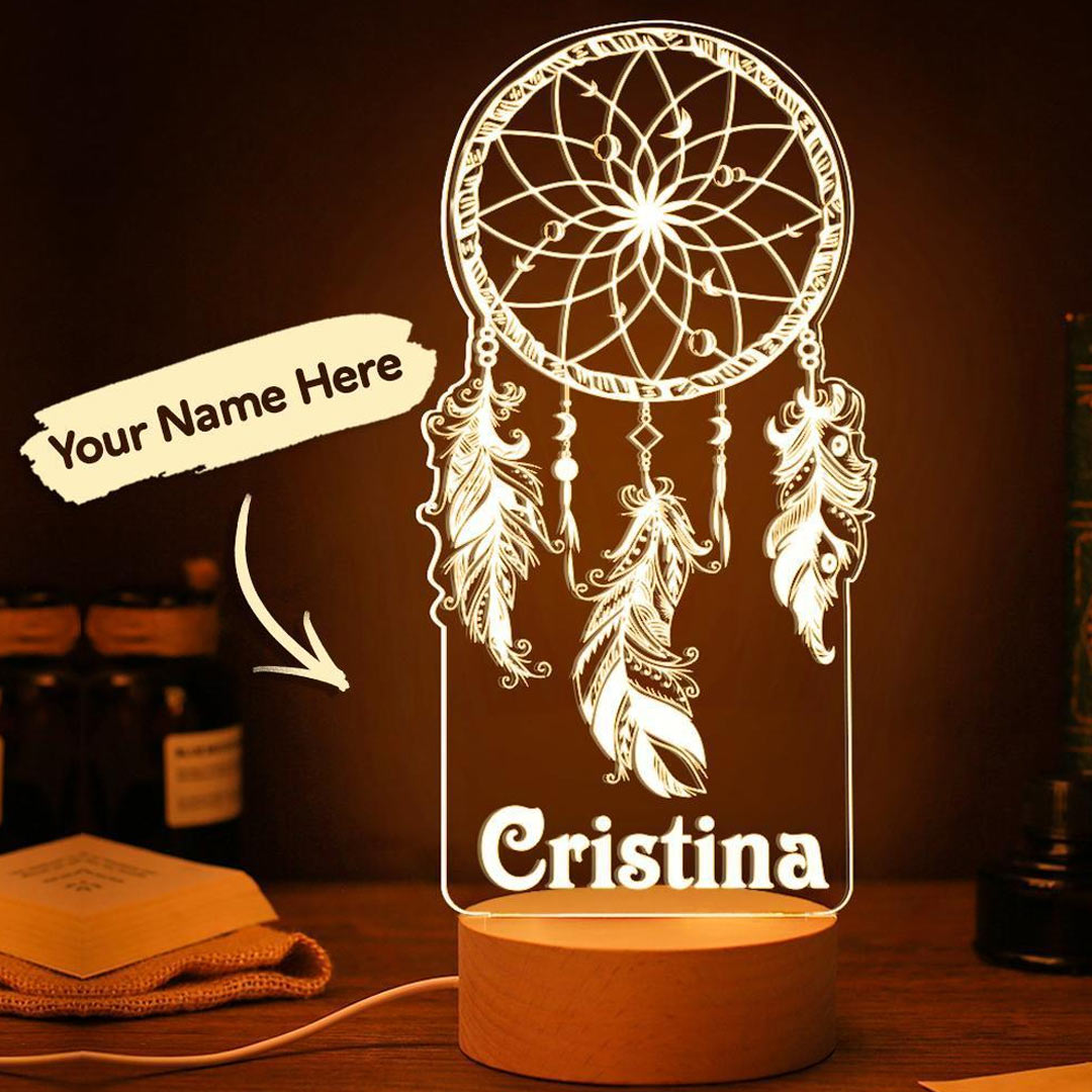 Personalized Dream Catcher Night Light