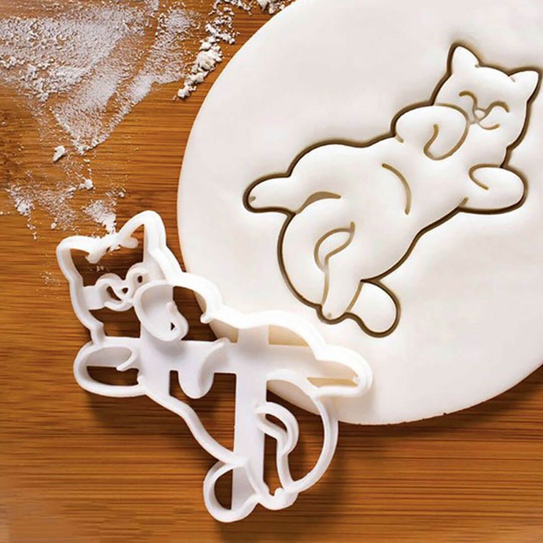 Cat Cute Poses Cookie Cutters