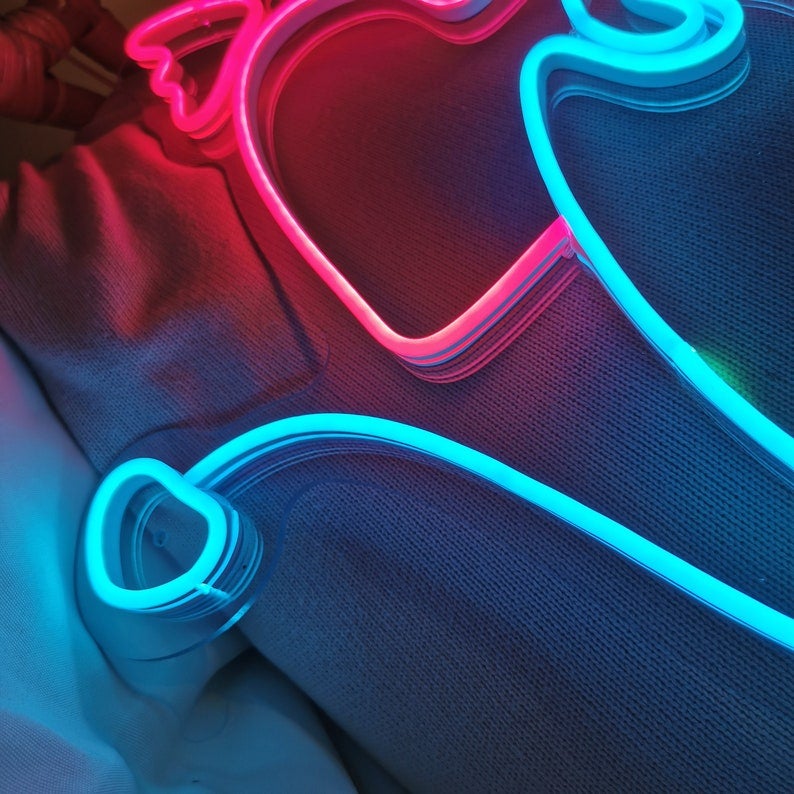 'ANGEL AND DEVIL' NEON LIGHT