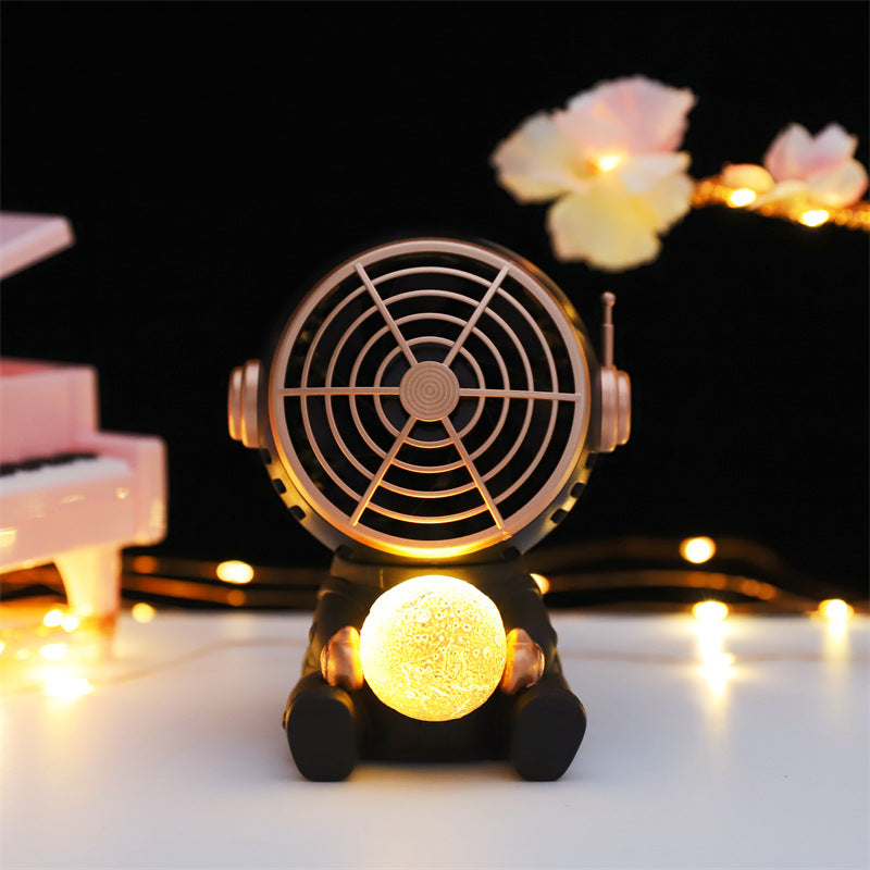 Ventilador USB Spaceman con luz
