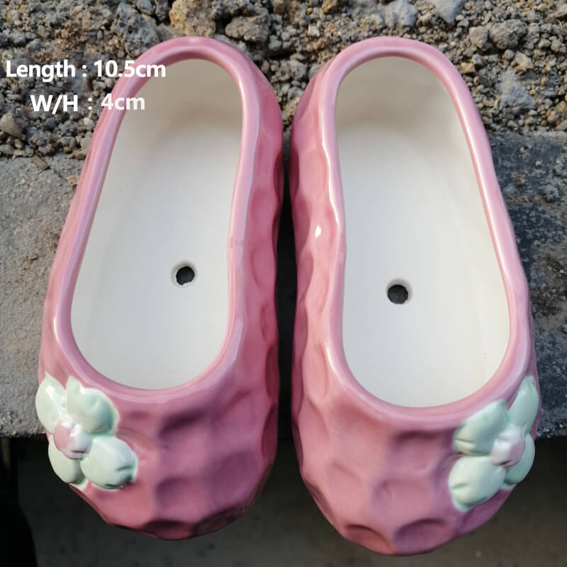 Scarpe creative Vaso di fiori in ceramica