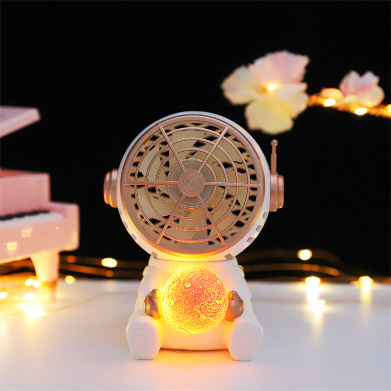 Ventilador USB Spaceman con luz