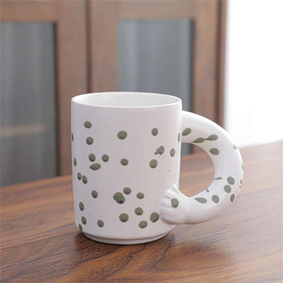 Ceramic Fat Arm Handle Mug