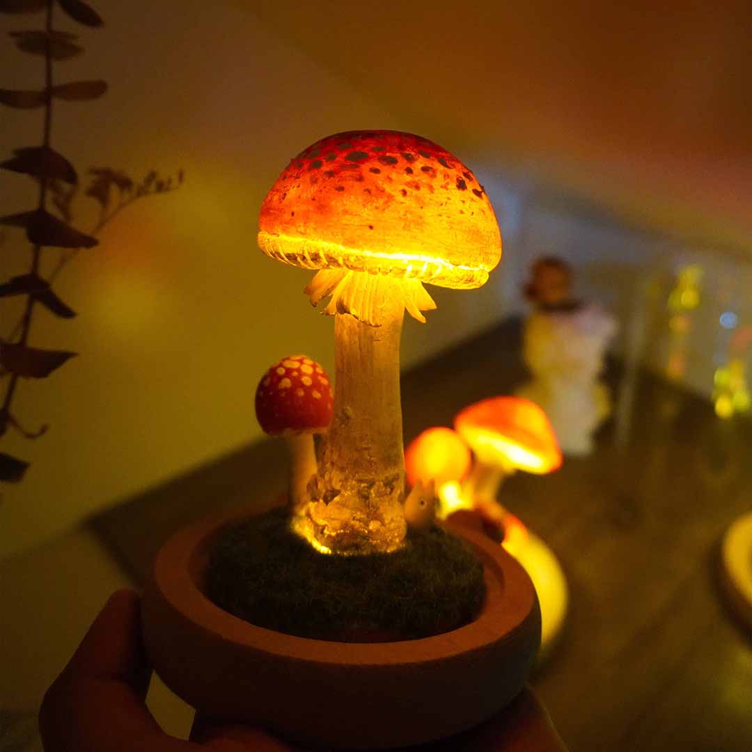 Handmade Mushroom Night Light