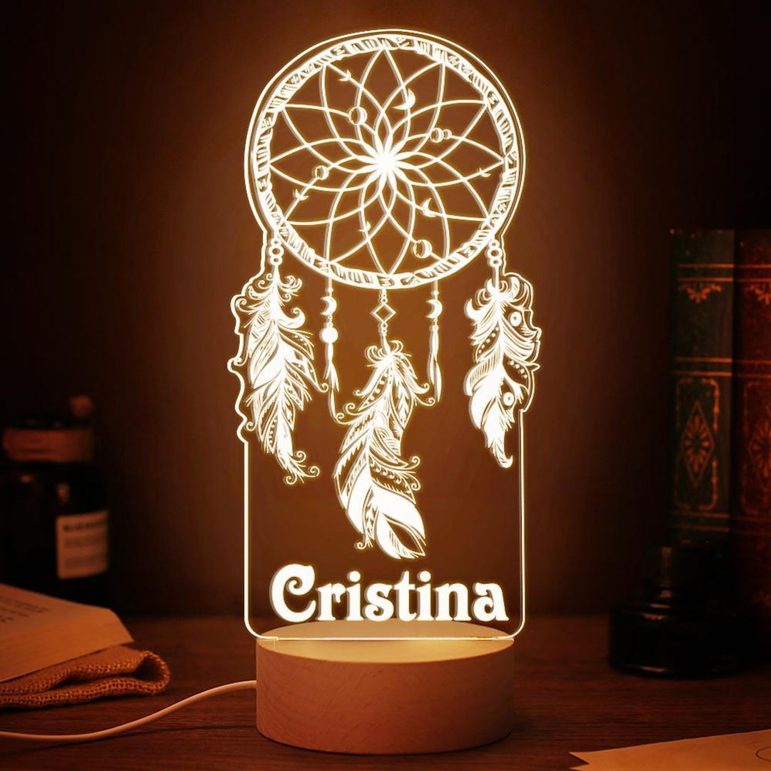 Personalized Dream Catcher Night Light