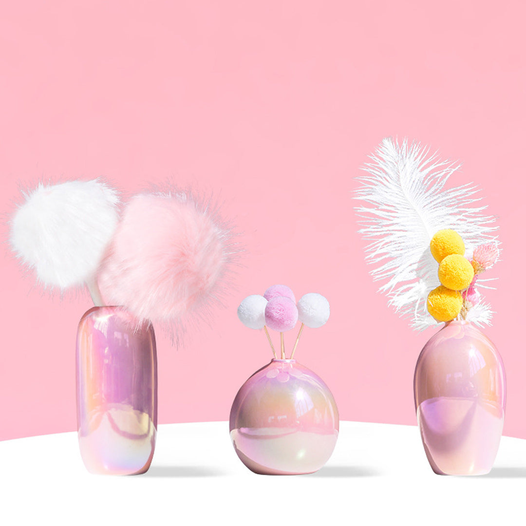 Kreative Regenbogen-Keramikvase