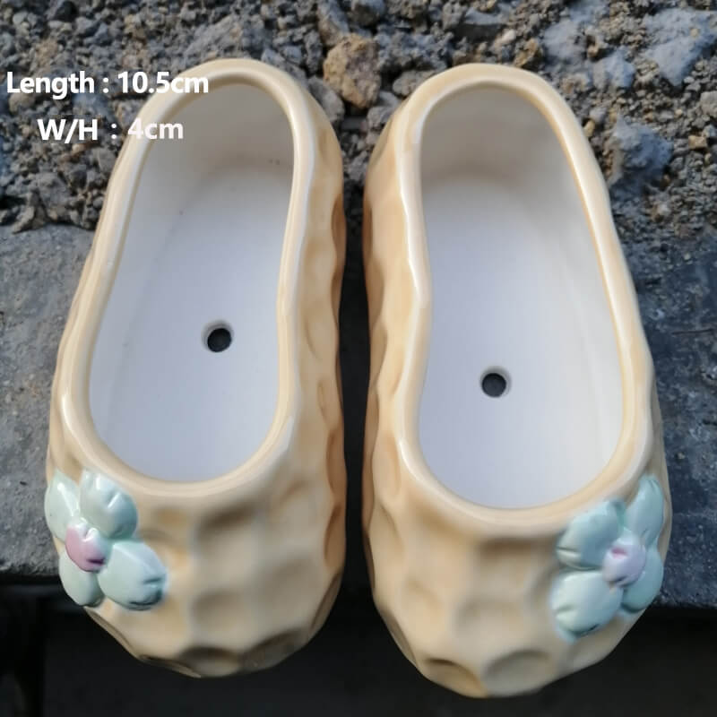 Scarpe creative Vaso di fiori in ceramica