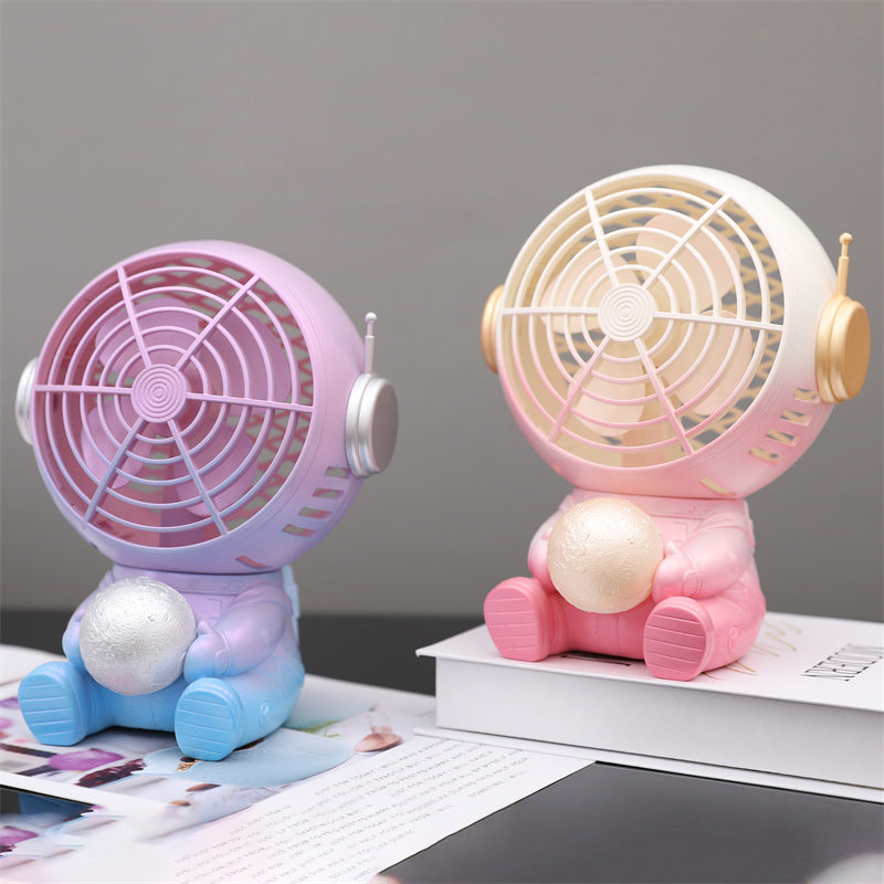 Ventilador USB Spaceman con luz
