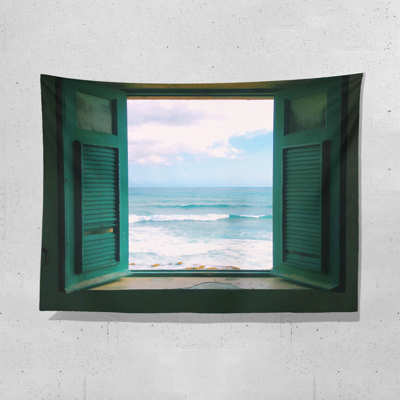Sea View Bedroom Tapestry