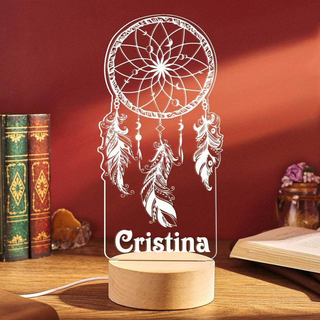 Personalized Dream Catcher Night Light