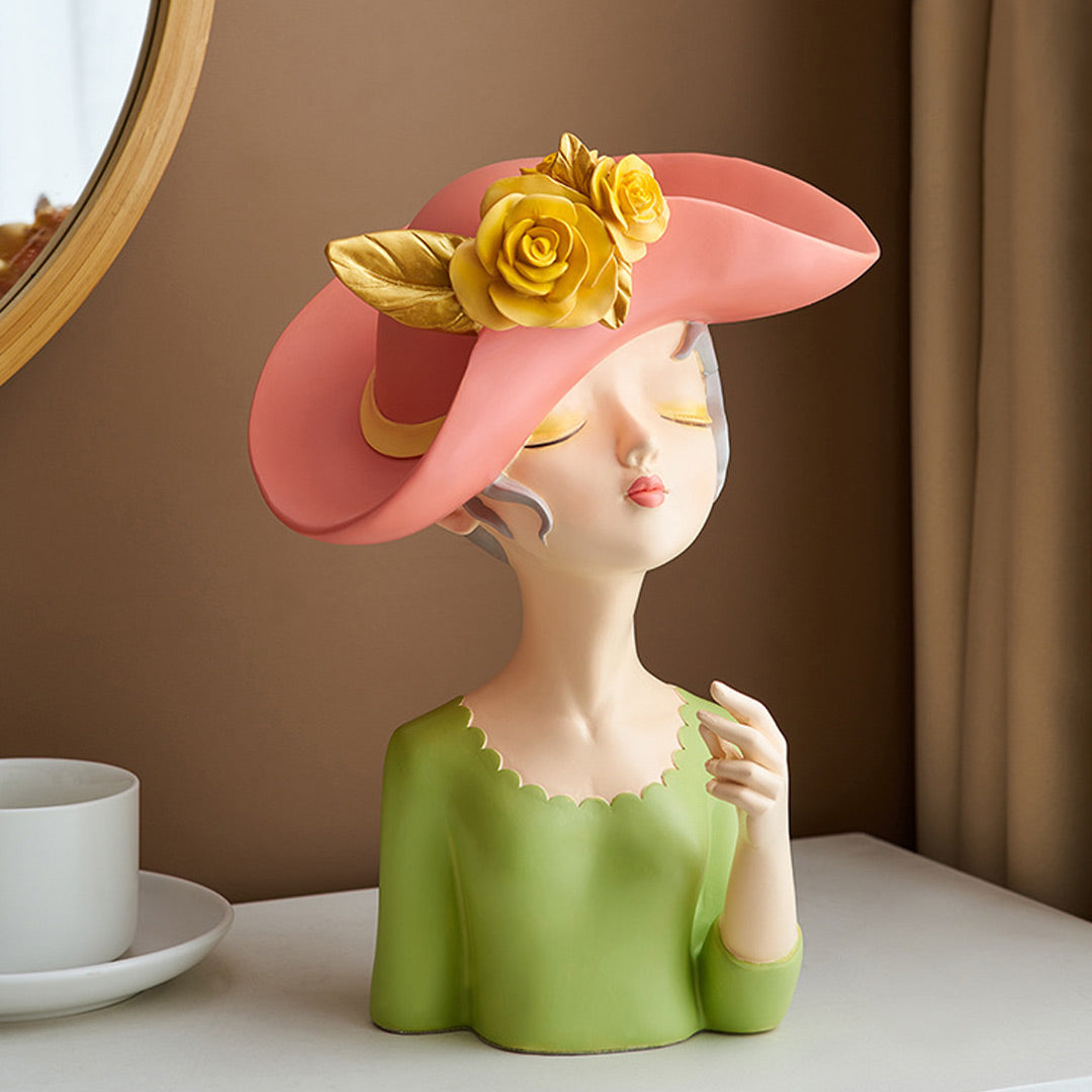 niña con sombrero decoración del hogar