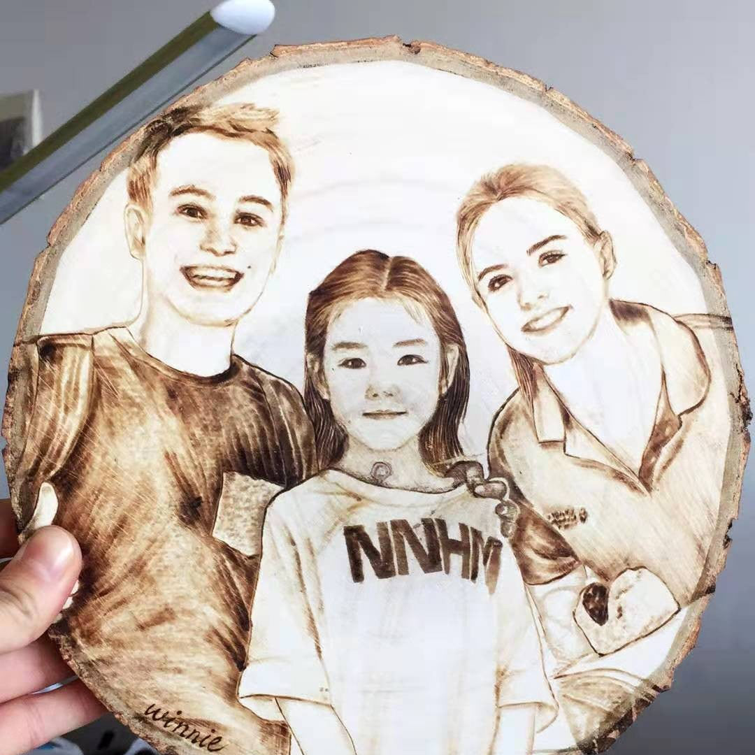 Personized Photo On Wood - Handmade