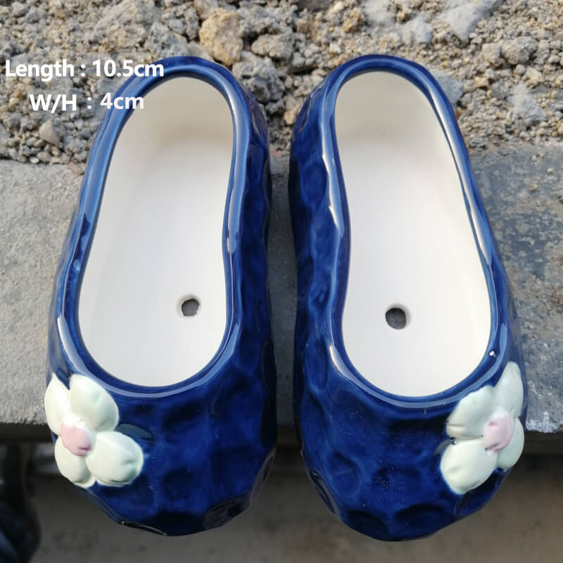 Scarpe creative Vaso di fiori in ceramica