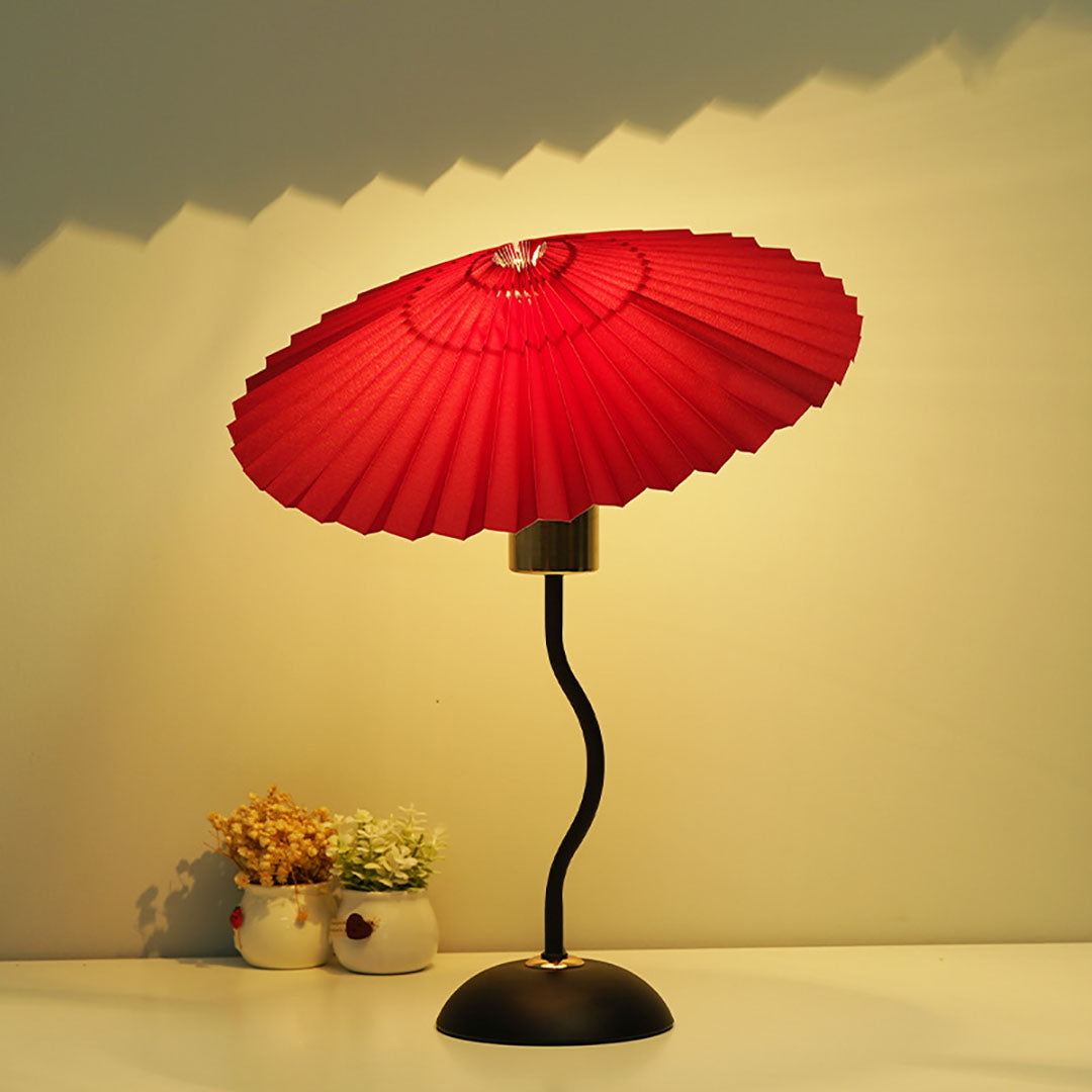 Umbrella Pleated Table Lamp