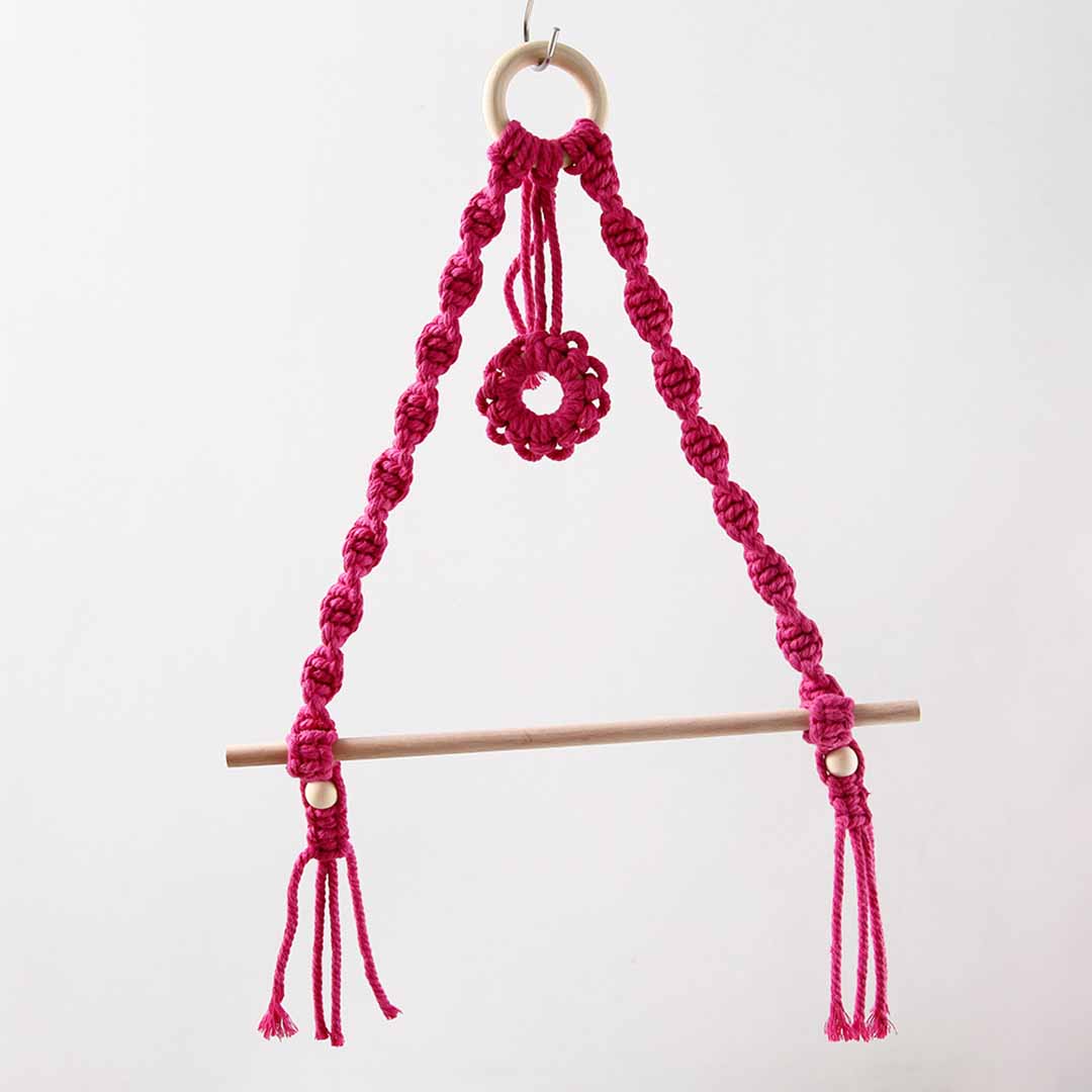 Macrame Paper Towel Holder