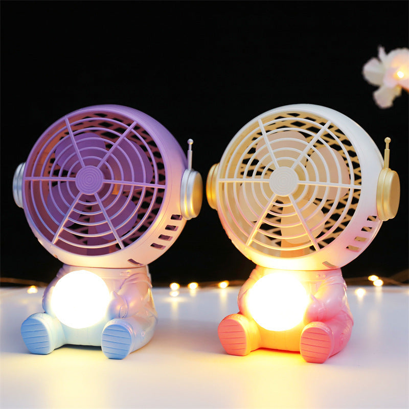 Ventilador USB Spaceman con luz