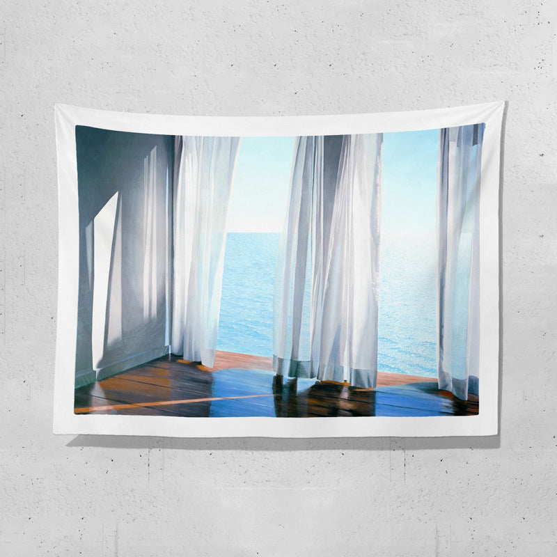 Sea View Bedroom Tapestry