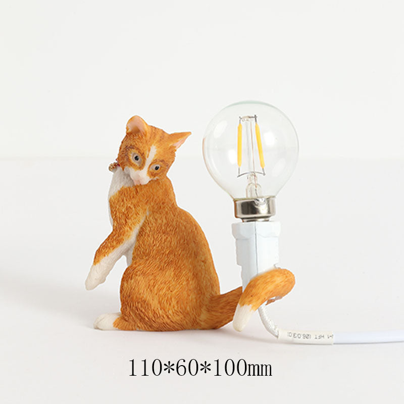 Lampada da tavolo a LED con gatto carino