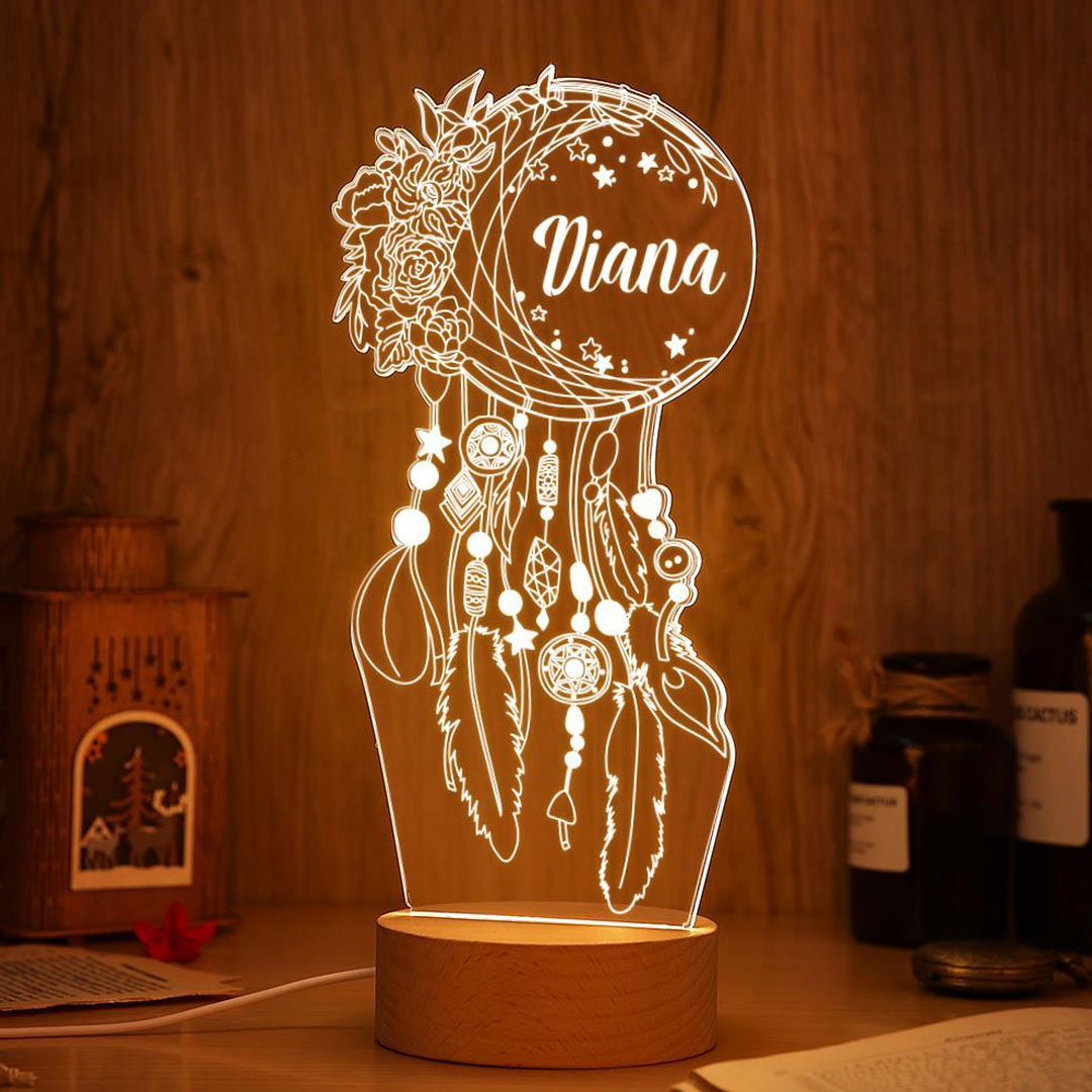 Personalized Dream Catcher Night Light